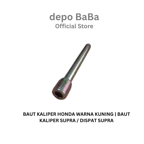 BAUT KALIPER HONDA WARNA KUNING | BAUT KALIPER SUPRA / DISPAT SUPRA