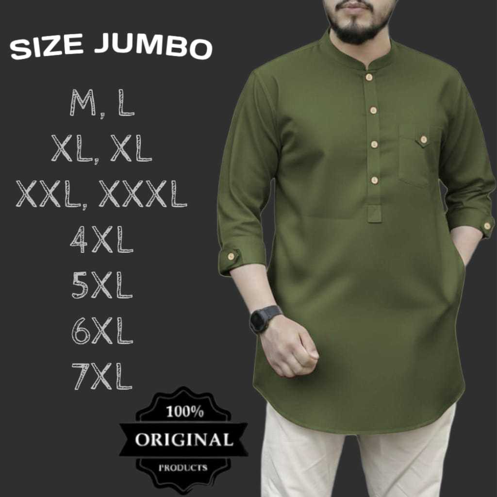 KOKO KURTA SIZE JUMBO TERBARU 2026 BAHAN KATUN TOYOBO