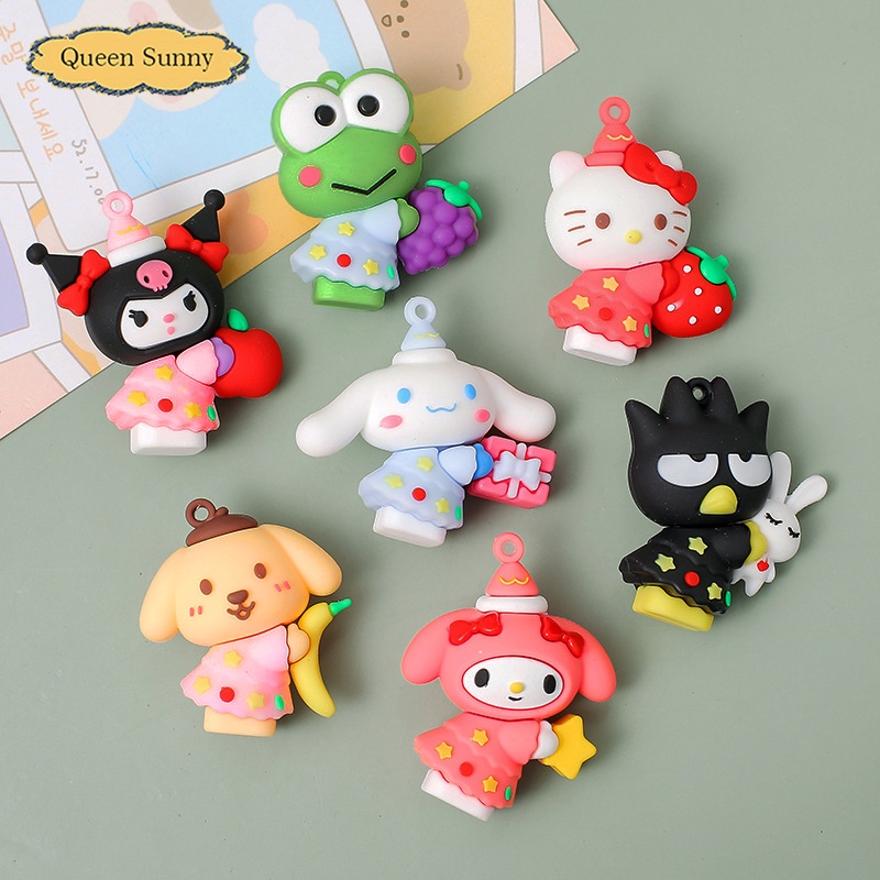 1Pc Boneka Gantungan Kunci Sanrio Murah (Kuromi / My Melody / Cinnamoroll / Hello Kitty / Keroppi / 
