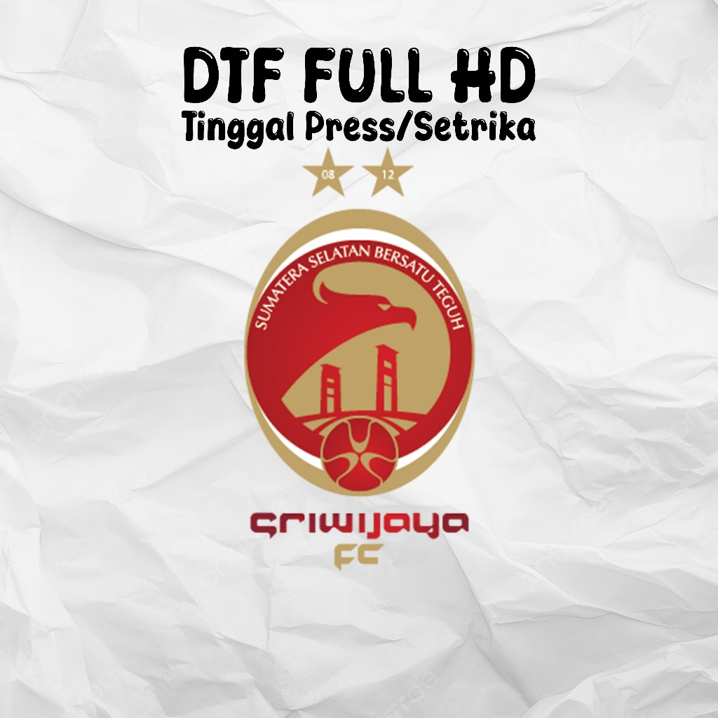 Sablon DTF LOGO SRIWIJAYA FC  2025 Sablon Kaos Sablon Setrika Siap Press Di Jersey