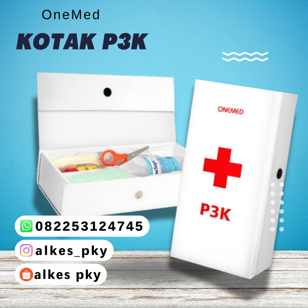 Kotak P3K Onemed Isi Lengkap Dengan Alat P3K