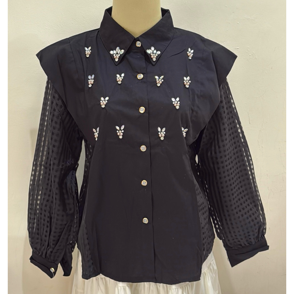 ATASAN WANITA PAYET BRUKAT MODERN