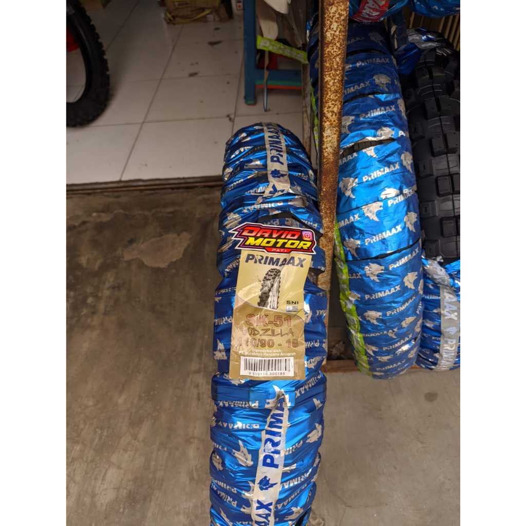 READY BAN TRAIL TRABAS GASTRACK PRIMAX PRIMAXX SK51 SK 51 GODZILA 110/90 18 110 90 RING 18 ORIGINAL 