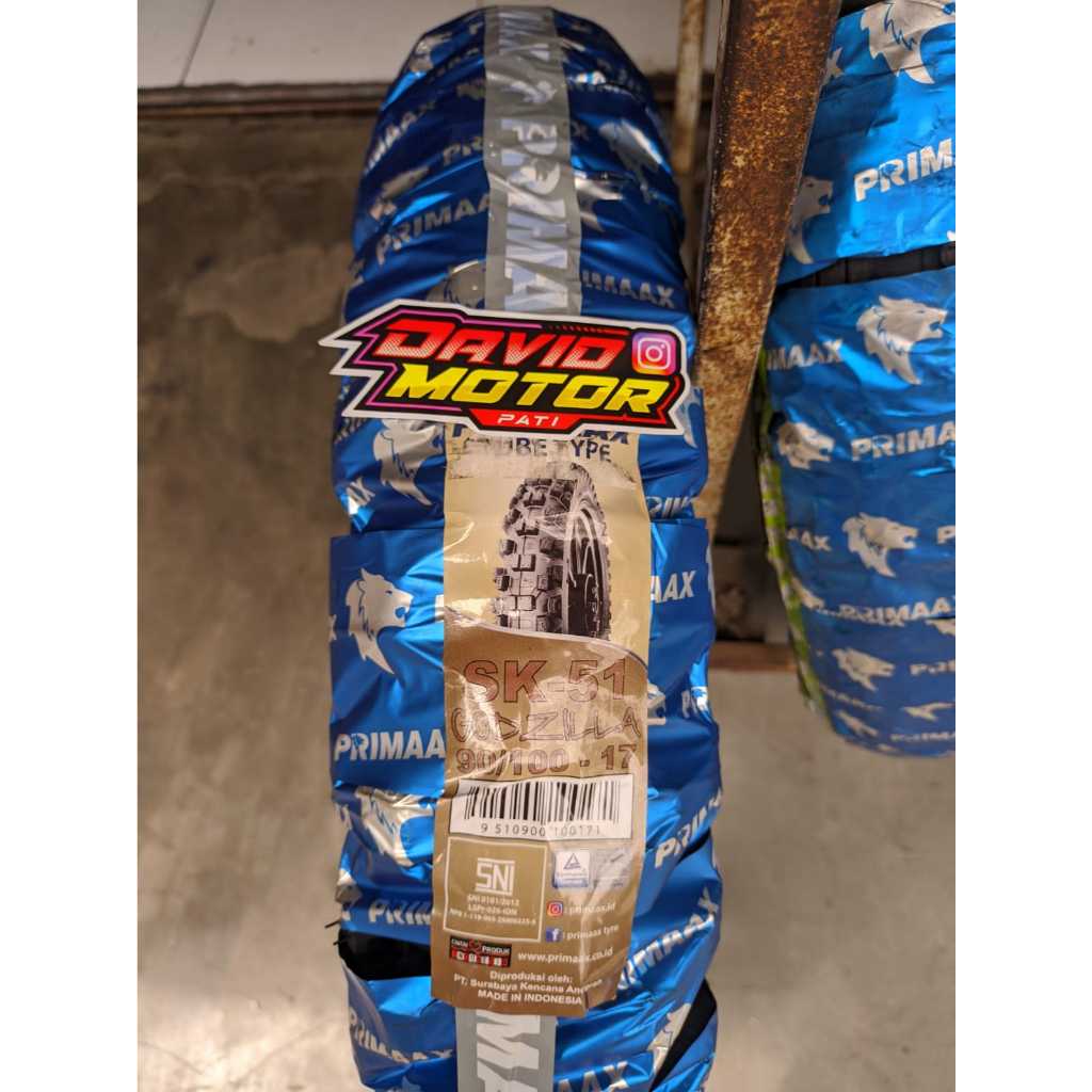 READY BAN TRAIL TRABAS GASTRACK PRIMAX PRIMAXX SK51 SK 51 GODZILA 90/100 90 100 17 RING 17 ORIGINAL 