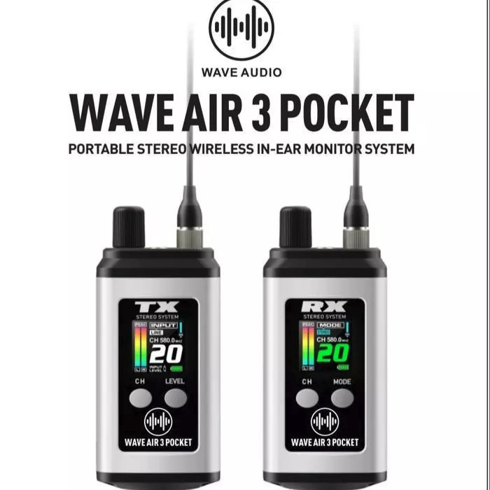 wave Audio Wave Air 3 Pocket Wireless IEM Set