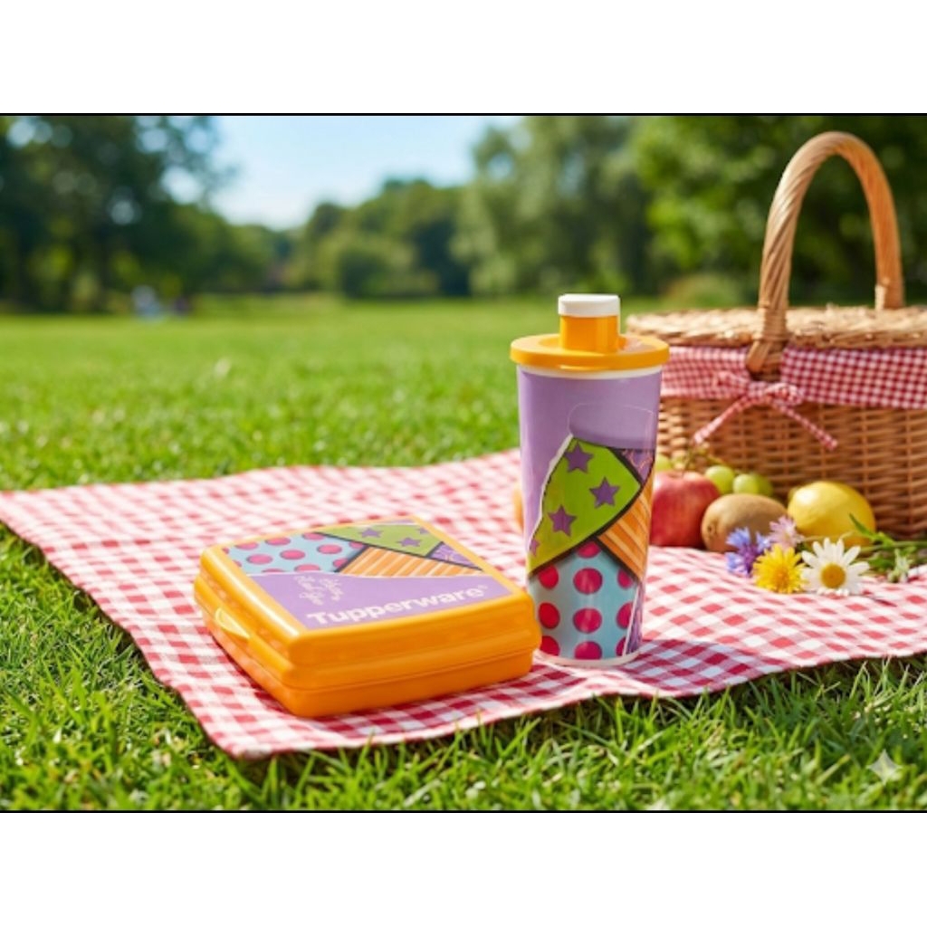 1 set Tempat bekal Tupperware Sandwich keeper
