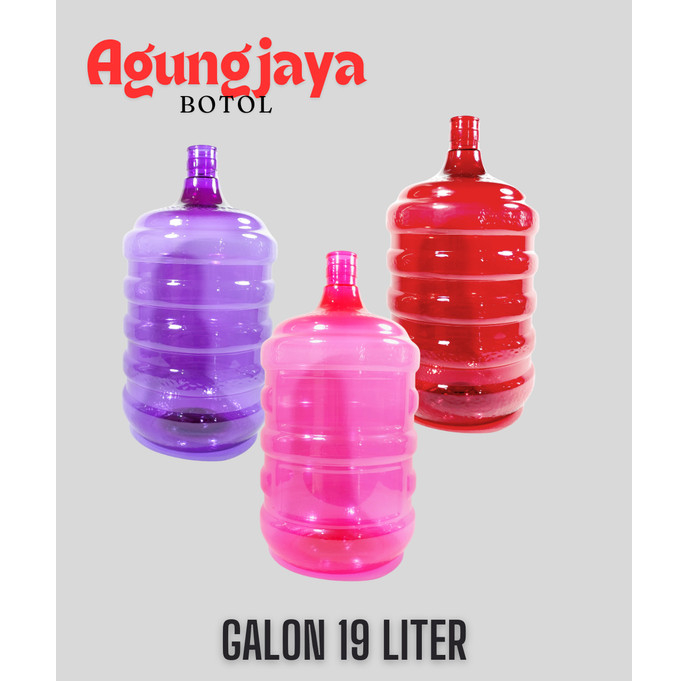 Galon 19 L Pet / Galon Plastik / Galon / Galon Aqua / Aqua Galon / Galon 19 Liter