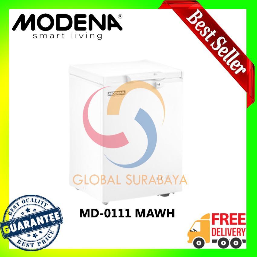 Modena MD 0111 MAWH Chest Freezer 116L - Peti Pembeku Lemari Pendingin - Freezer Box Frozen Food, Da