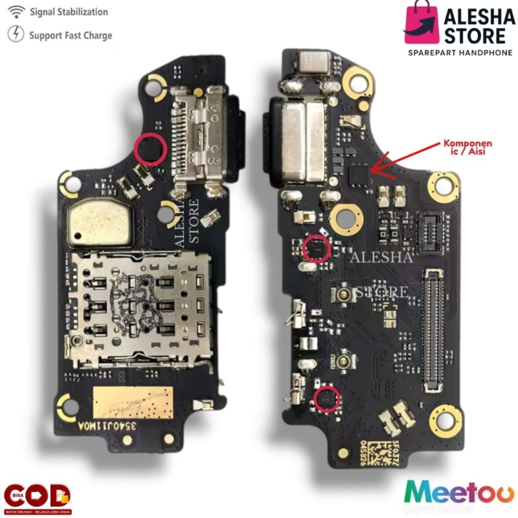Flexibel Charger + ic FOR XIAOMI POCOPHONE F2 PRO / REDMI K30 PRO ORIGINAL 1:1 + MIC + CON SIMCARD F