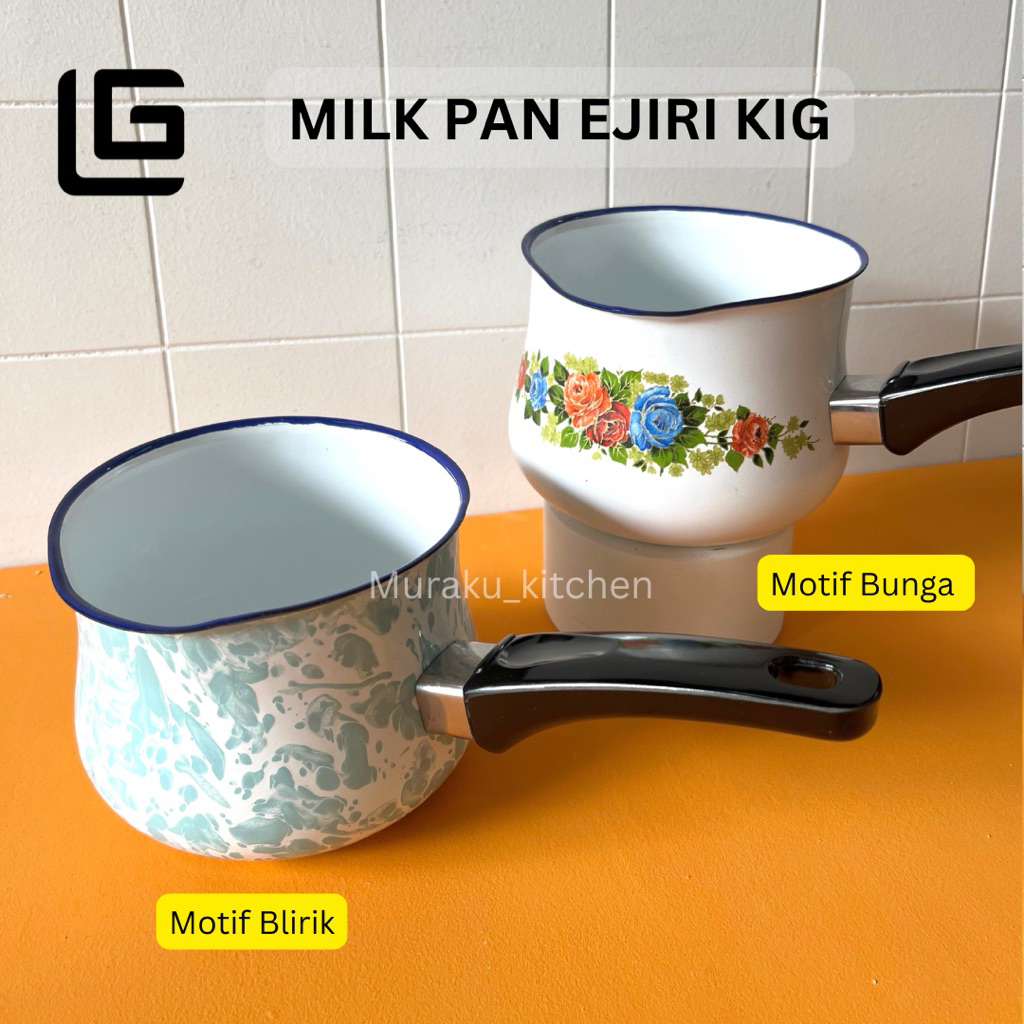 PANCI SUSU ENAMEL / MILK PAN EJIRI KIG