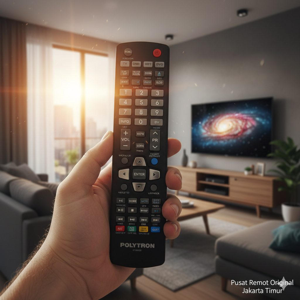 REMOTE REMOT TV DVD HIFI POLYTRON 81G862 ORIGINAL ASLI