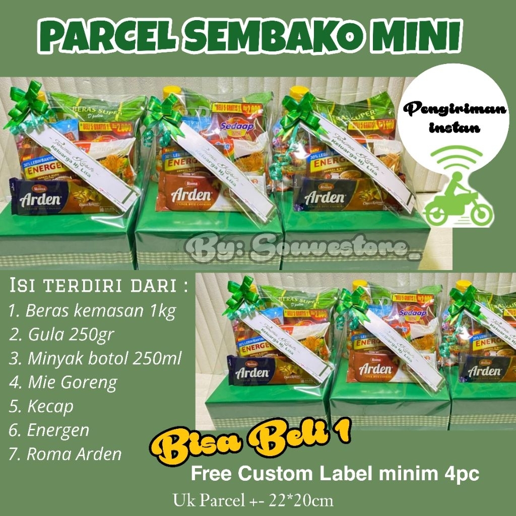Parcel Sembako Mini Idul Fitri Parcel Lebaran Parcel sembako kekinian