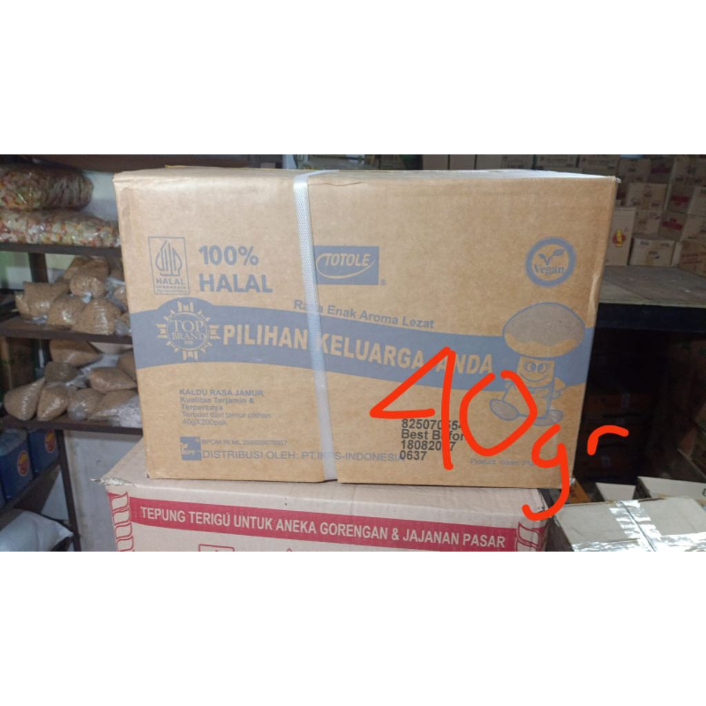 Kaldu Jamur Totole 40gr per dus