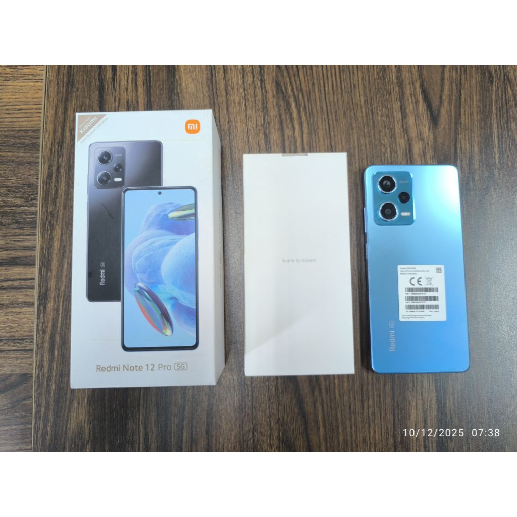 REDMI NOTE 12 PRO 5G 8/256 MULUS MINUS CHARGER ORI