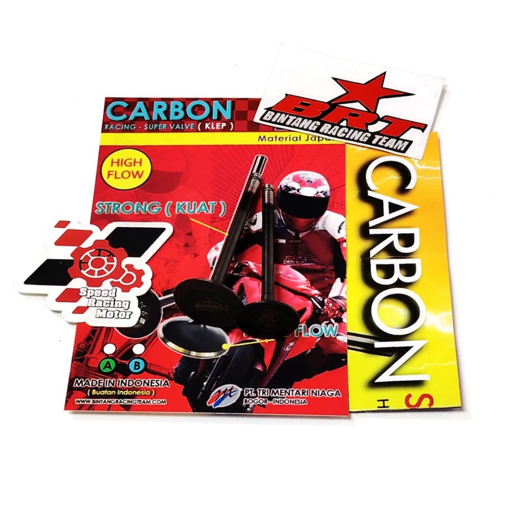 VALVE KLEP BRT Klep 28 24 5mm JUPITER Z VEGA R HEAD BRT Valve Klep Carbon 28 24 Batang 5 mm PNP HEAD