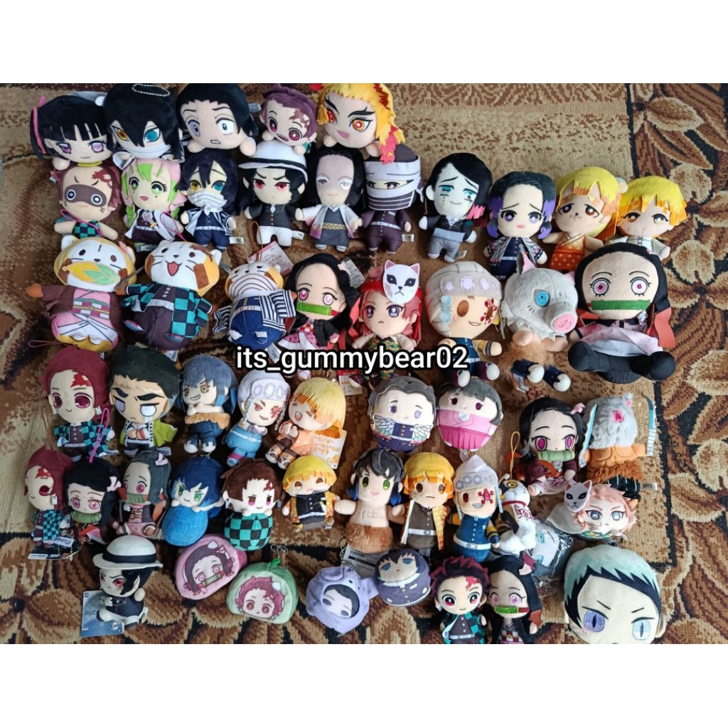 SALEE [Official] Demon Slayer DS Kimetsu no yaiba nesoberi fuwakororin hugchara capit pin rascal mas