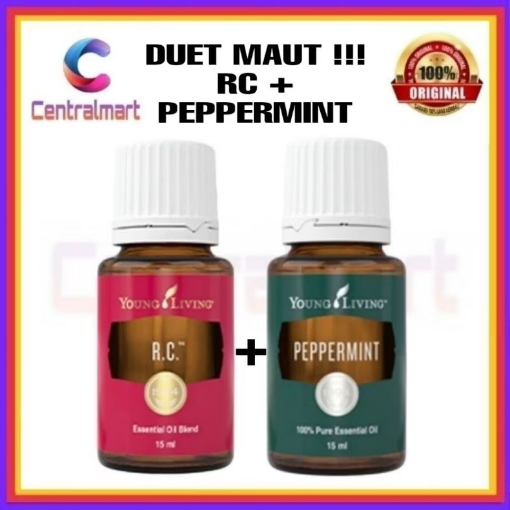 Siap Kirim Paket Bapil Young Living RC+Peppermint Essential Oil 15ml