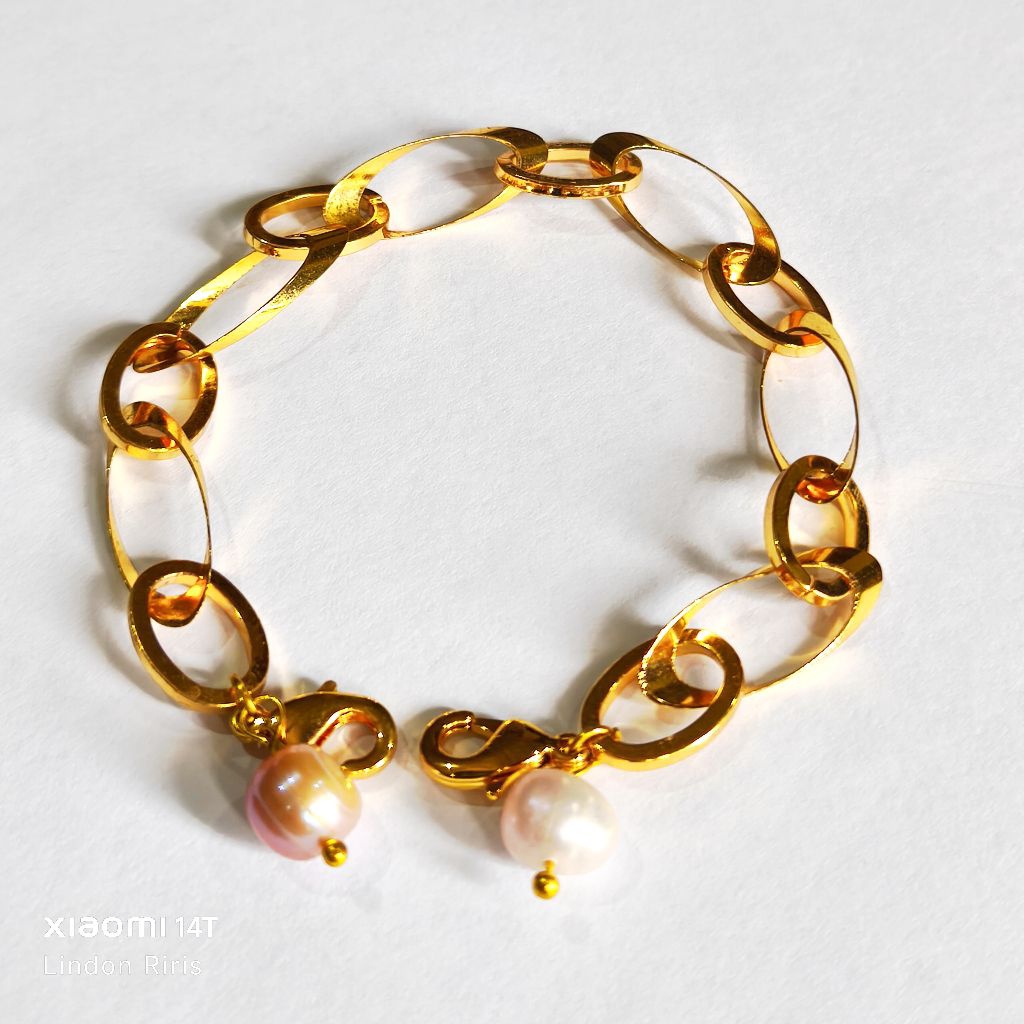 Strap Masker mutiara asli Lombok