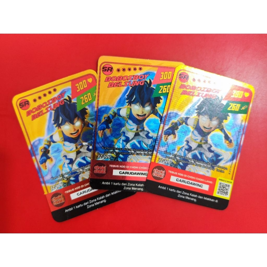 Kartu Boboiboy Choki choki