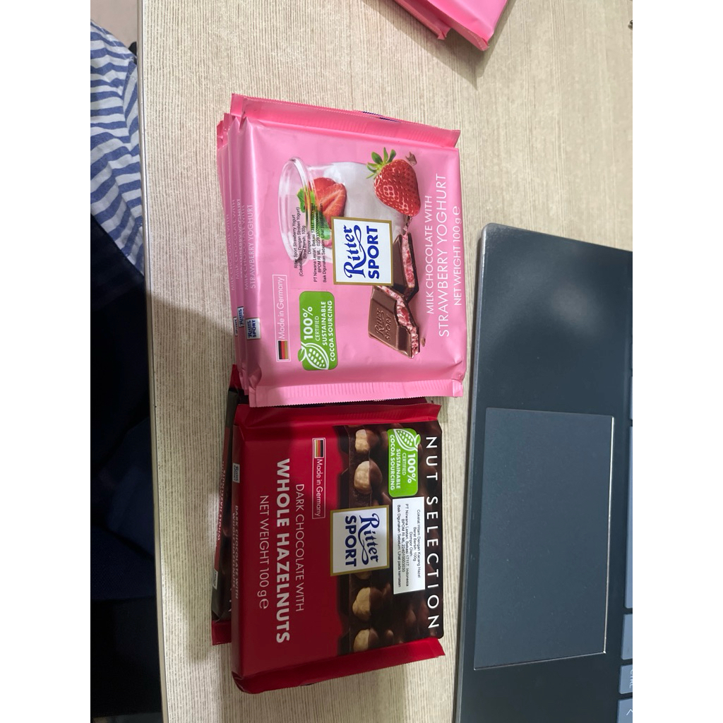 TITIPAN SUSI RITTER SPORT 100 GR