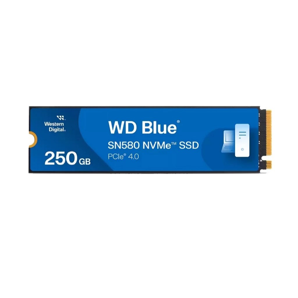 WD Blue SN580 SSD 250GB / 500GB / 1TB / 2TB PCIe Gen4 NVMe M.2 2280