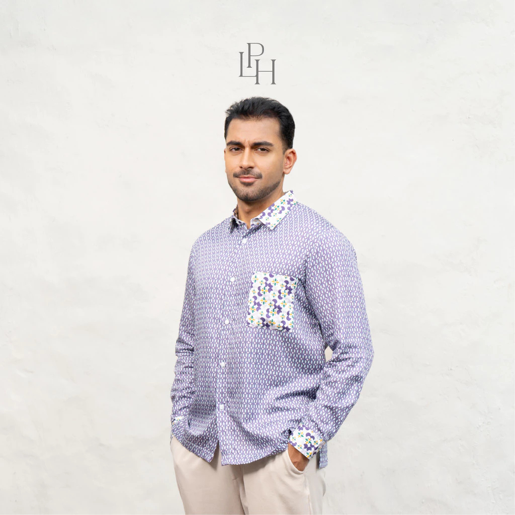 Little Palmerhaus Saraya Altan Dad Shirt / Kemeja Koko Dewasa Lengan Panjang