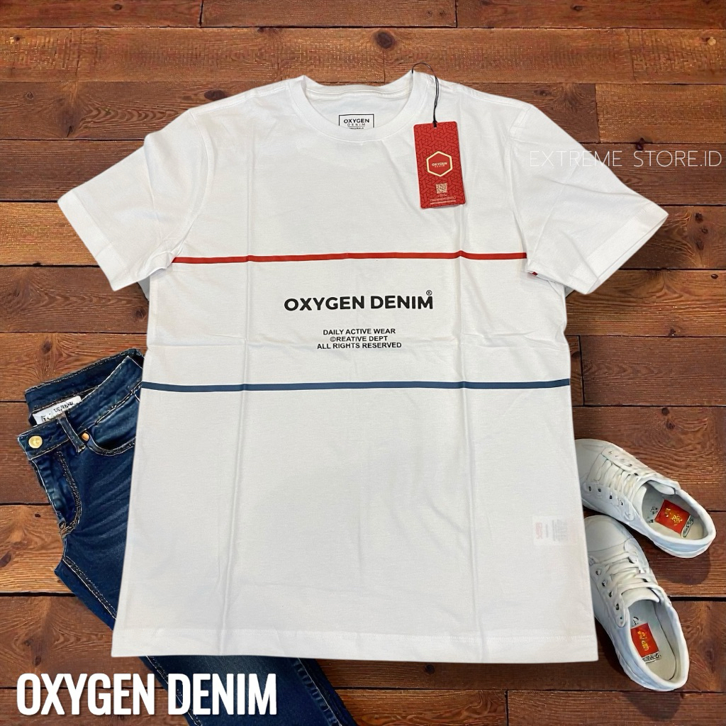 kaos oxygen | oxygen denim tshirt