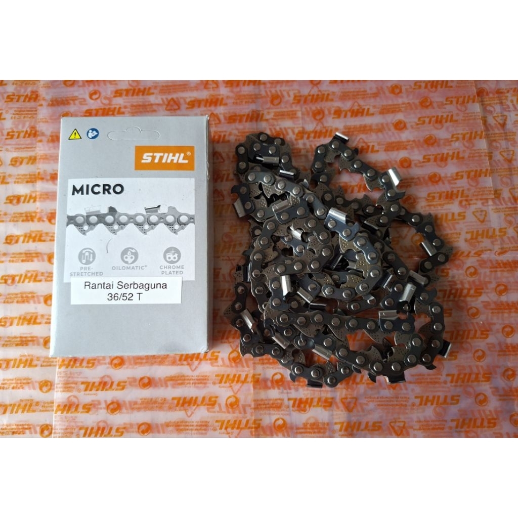 Rantai Belah Bar 36"/52T STIHL MS 070/072, Rantai Belah Senso/Senso Besar 070/072 Stihl 36 inch 52 m
