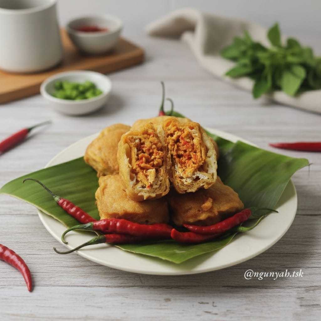 Tahu isi jeletot frozen by ngunyahtsk/Tahu/Tahu isi ayam suwir/Tahu isi ati ampela/Tahu isi usus ped