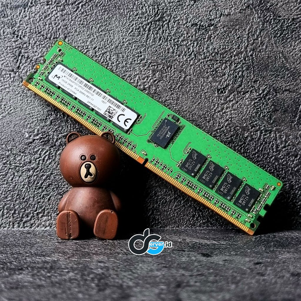 Memory Server 16GB DDR4 2666V 2Rx8 PC4-2666V Micron