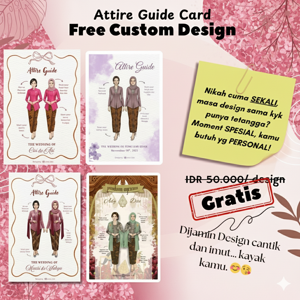 Attire Guide Card Custom