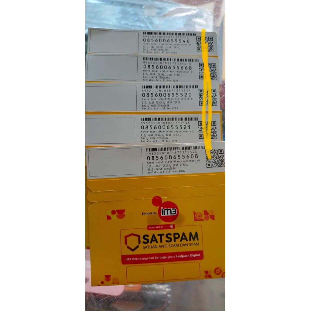 KARTU PERDANA NOMOR CANTIK INDOSAT