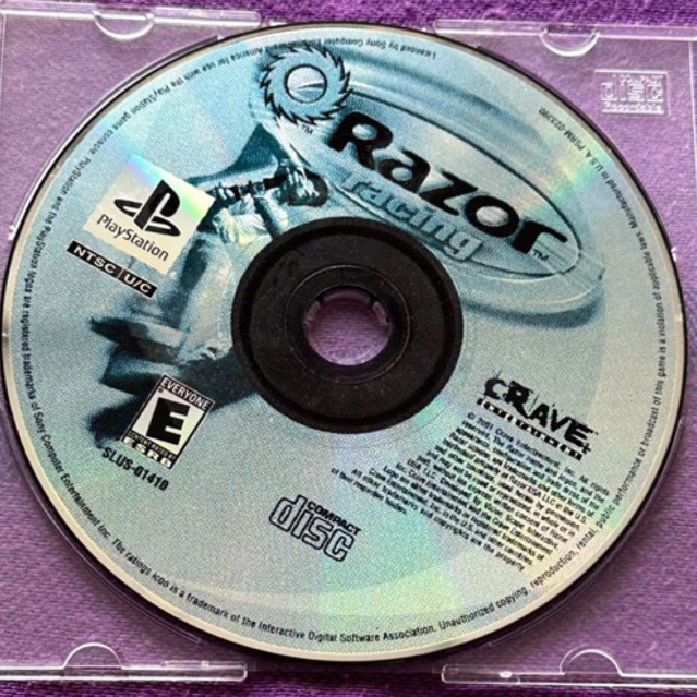 kaset ps1 ori us razor racing