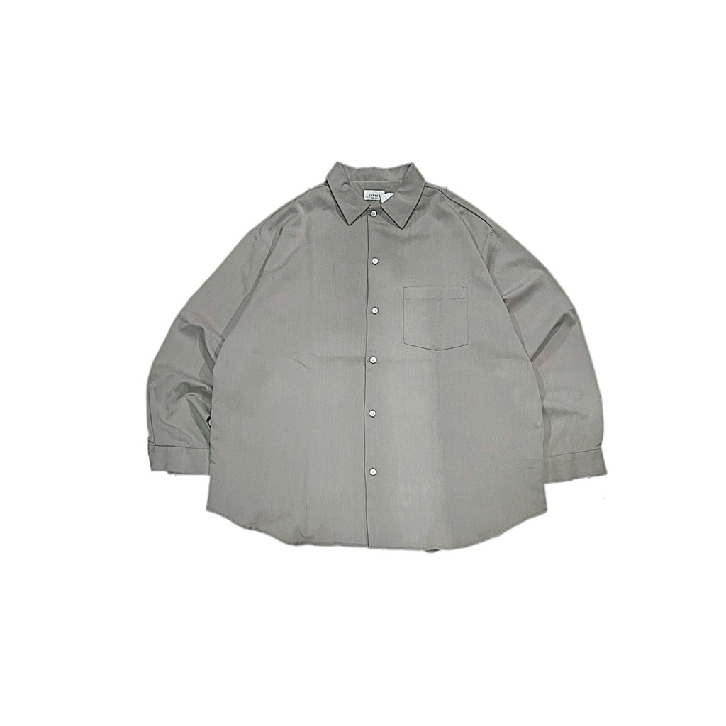 JUNRED TOKYO JAPAN Basic Gray Shirt L/S