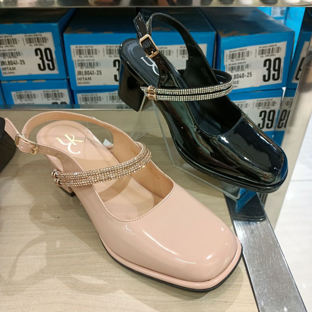 sepatu selop heels 5cm YONGKI KOMALADI original