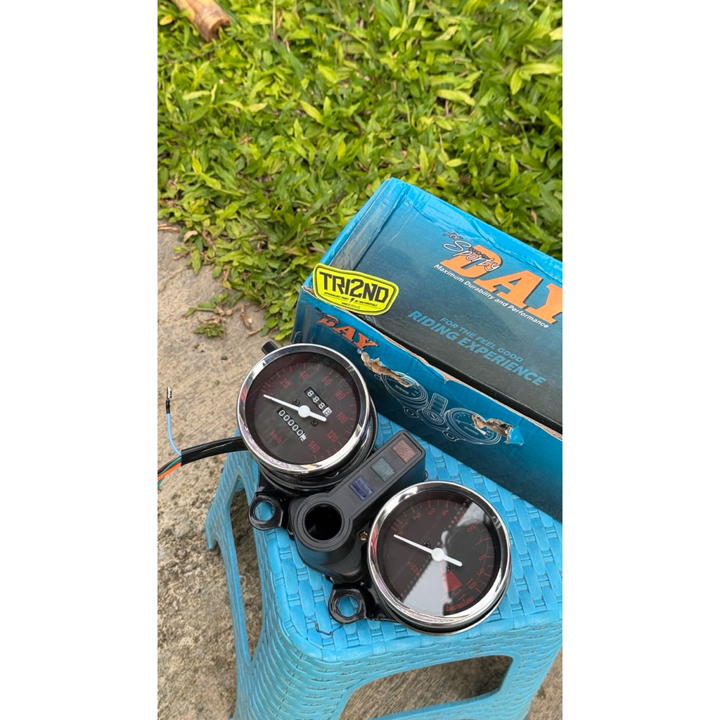 SPIDOMETER GL100 79 SPIDO GL100 GL125 TAHUN 79 SPIDO BULAT GL100