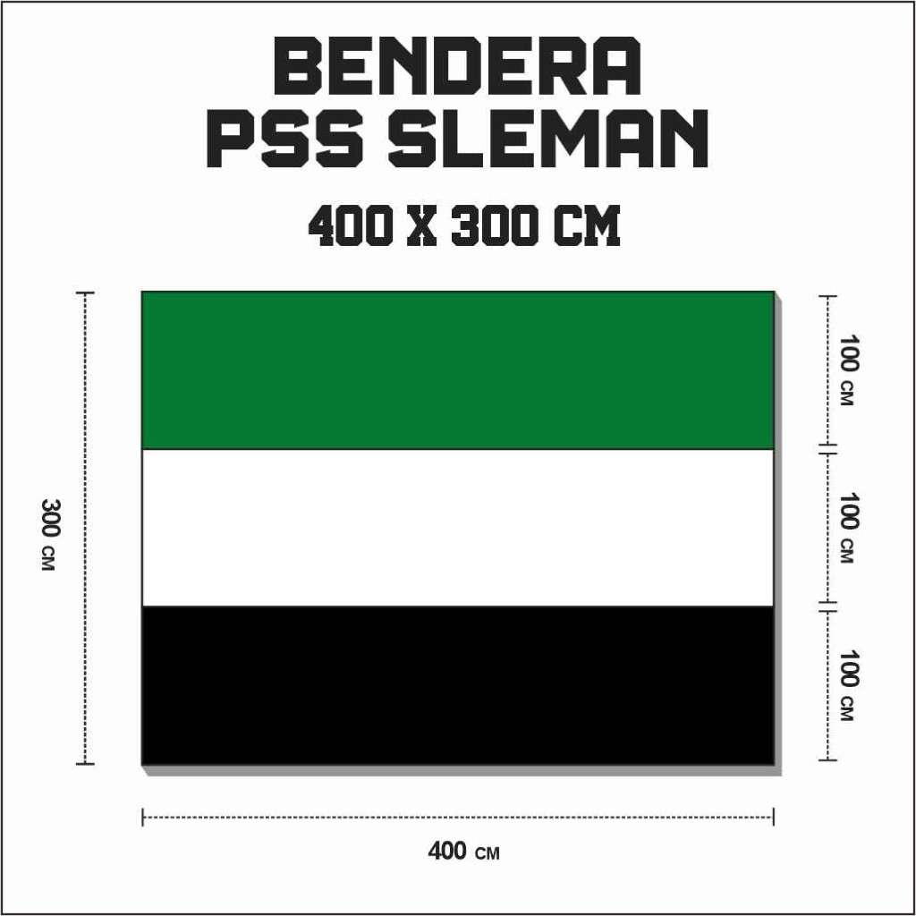 Bendera PSS Sleman Besar