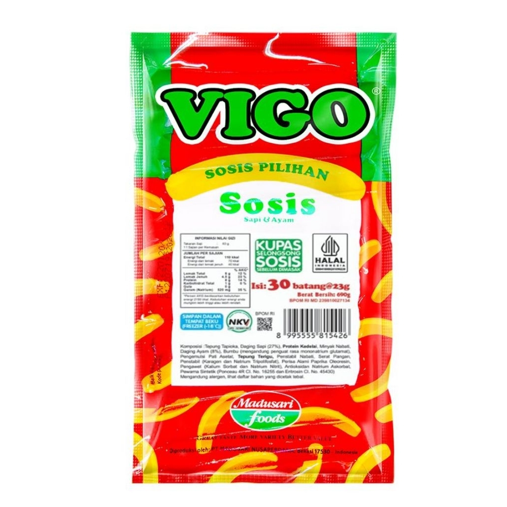 Vigo sosis sapi isi 30
