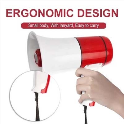 Megaphone SN-9RBT Multifungsi Perekam Suara / Fungsi Bluetooth Hp / Bunyi Alarm Sirine