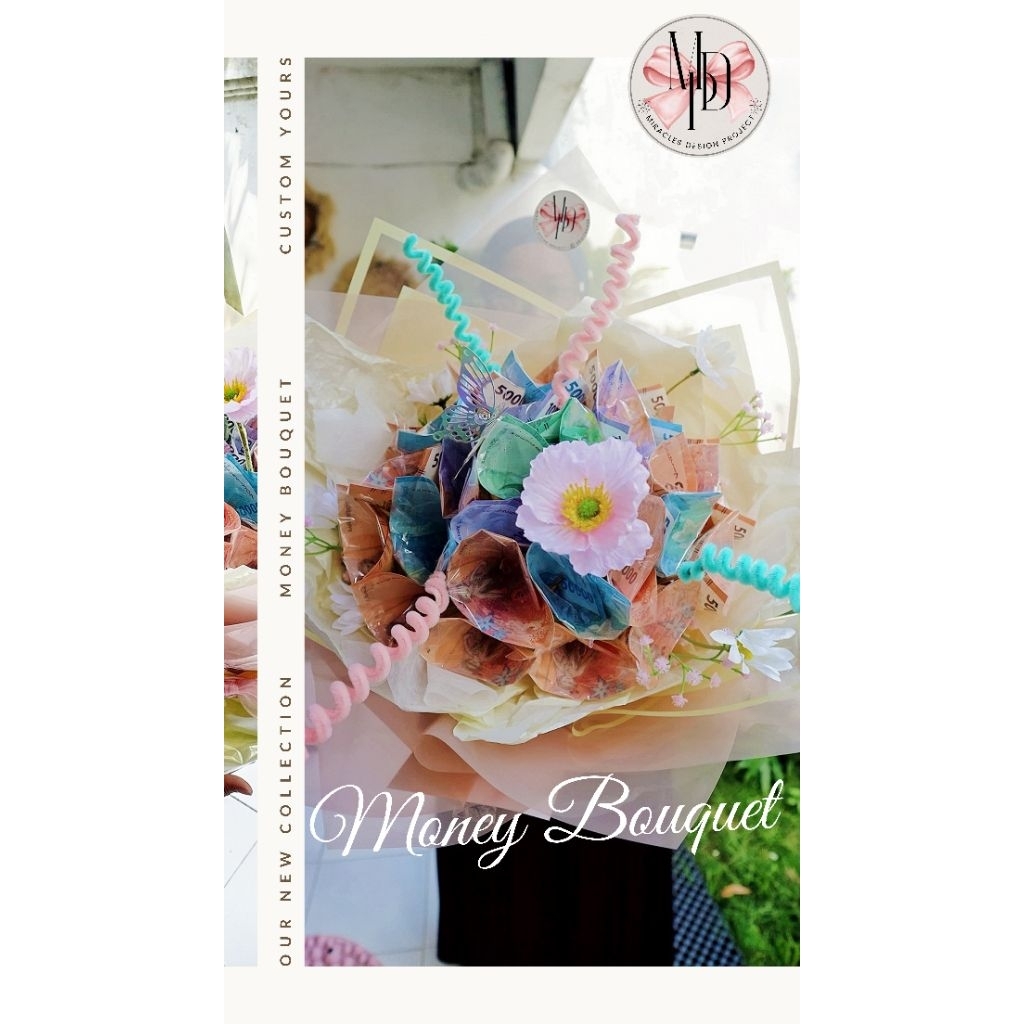 MONEY KOREAN BOUQUET BUKET UANG HAND BOUQUET