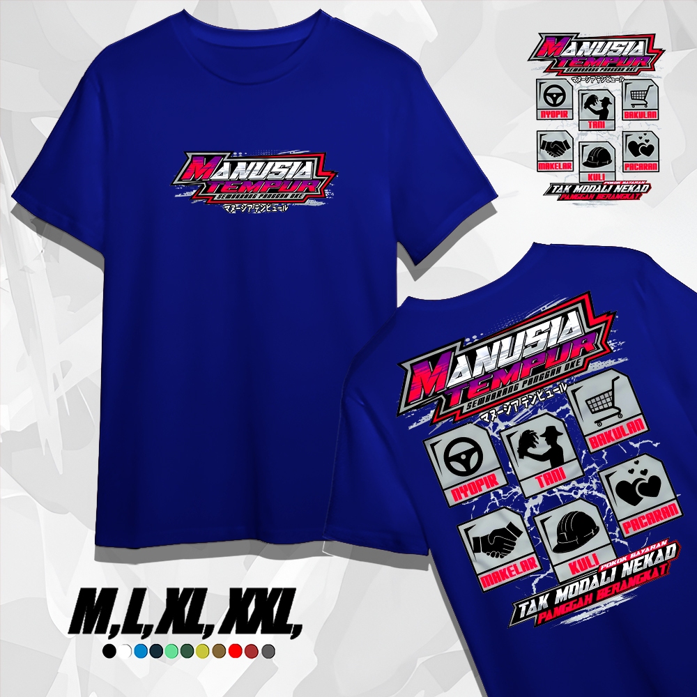 Kaos Spek Manusia Tempur Modal Nekat Panggah Berangkat - Baju Distro Kata Kata Keren Nyindir Jawa Lu