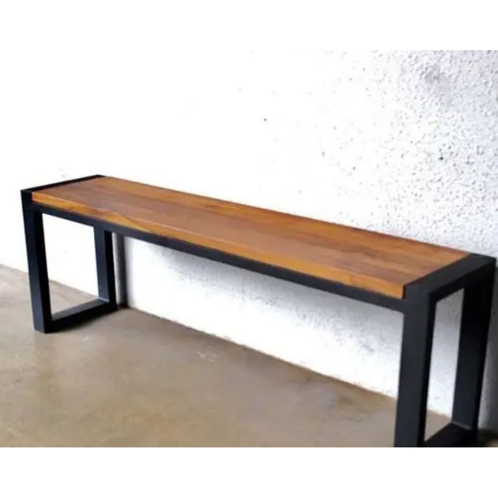 KURSI BANGKU PANJANG KAKI BESI HOLLOW