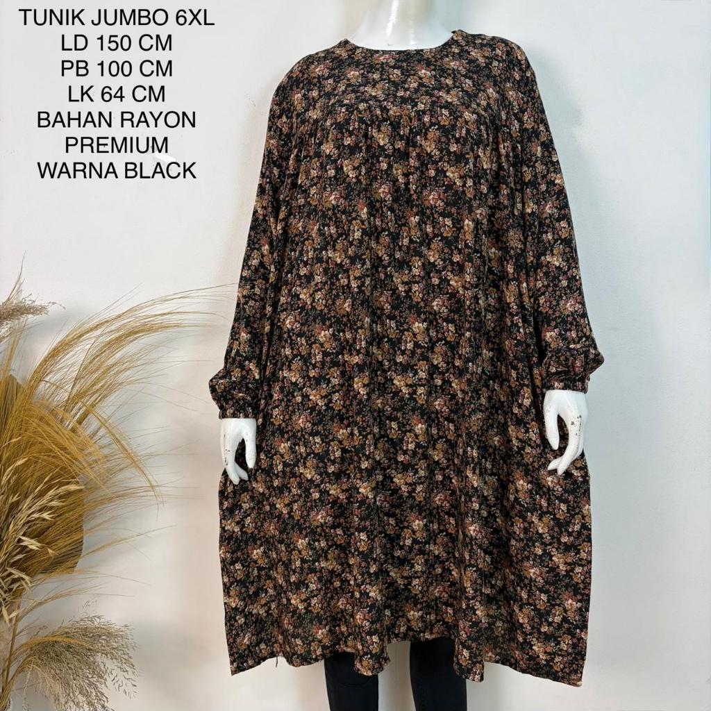 Tunik Atasan Super jumbo Ld 150 Cm Koleksi Terbaru