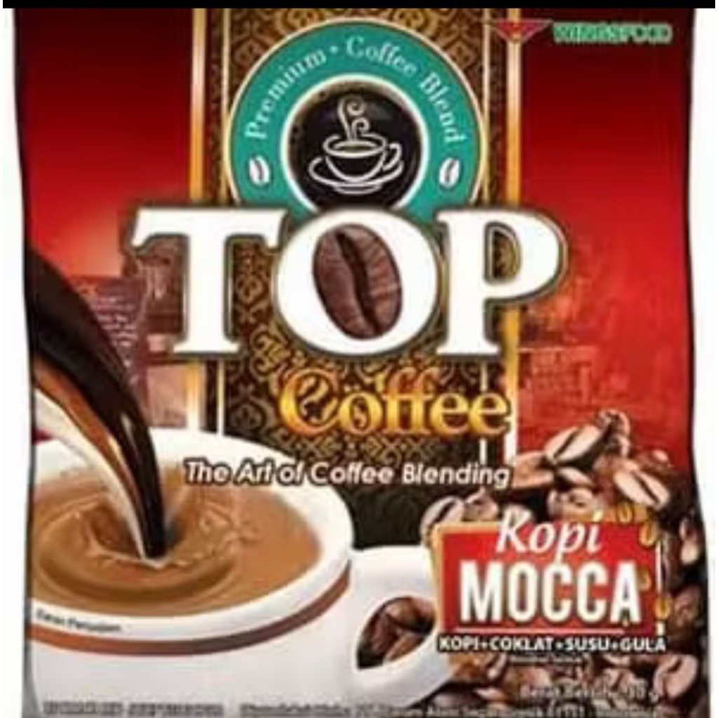 Top Coffee Mocca 30gr × 12 Sachet Rasa Moka