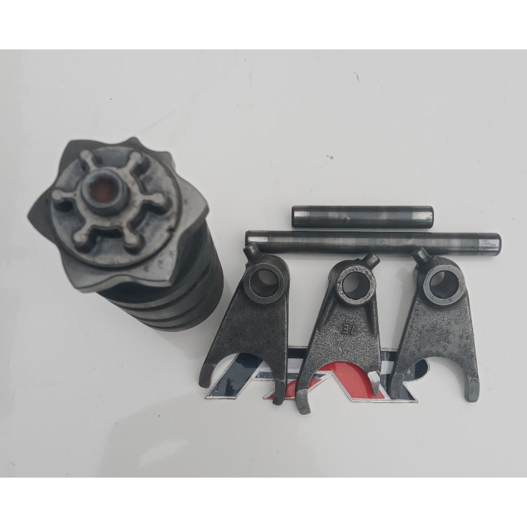 Suzuki Satria Fu 25G Shift Drum Arm Shift Drive Botolan Rasio Set Cakar Garpu Fersneleng Operan Gigi