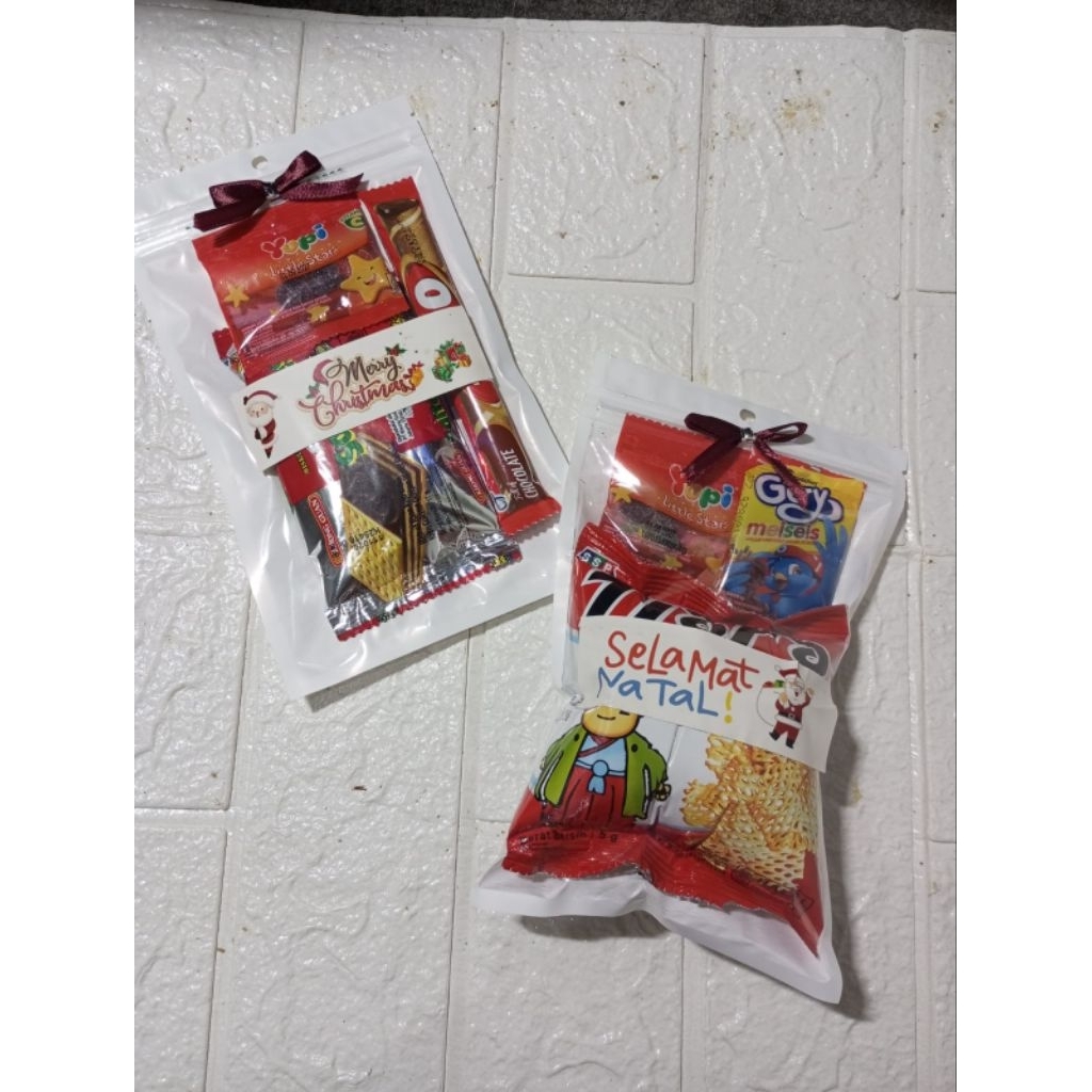 MINI GIFT CHRISTMAS SNACK KADO NATAL PAKET HADIAH SNACK ANAK