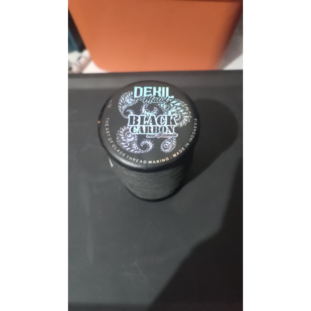 Gelasan Matot Dekil Black Carbone Bahan Abu Import Size 0.23 6000 Yard Tahun 2025
