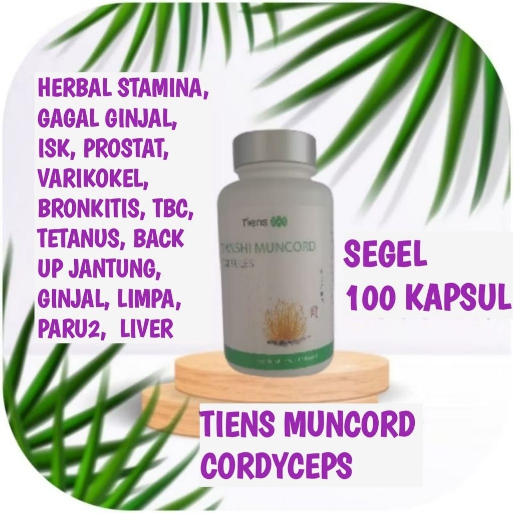 Tiens Muncord Cordyceps Segel 100 Kapsul