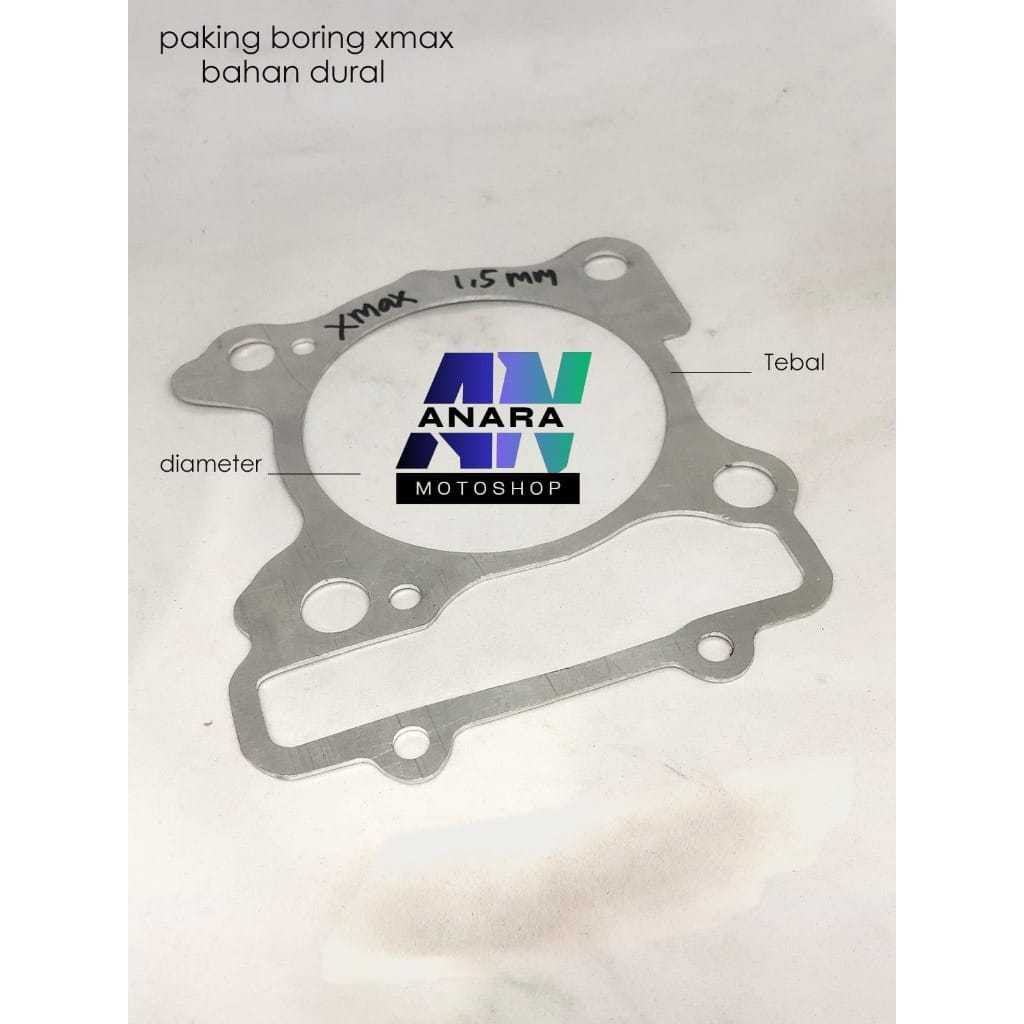 Paking boring dural Yamaha Xmax bahan dural almunium