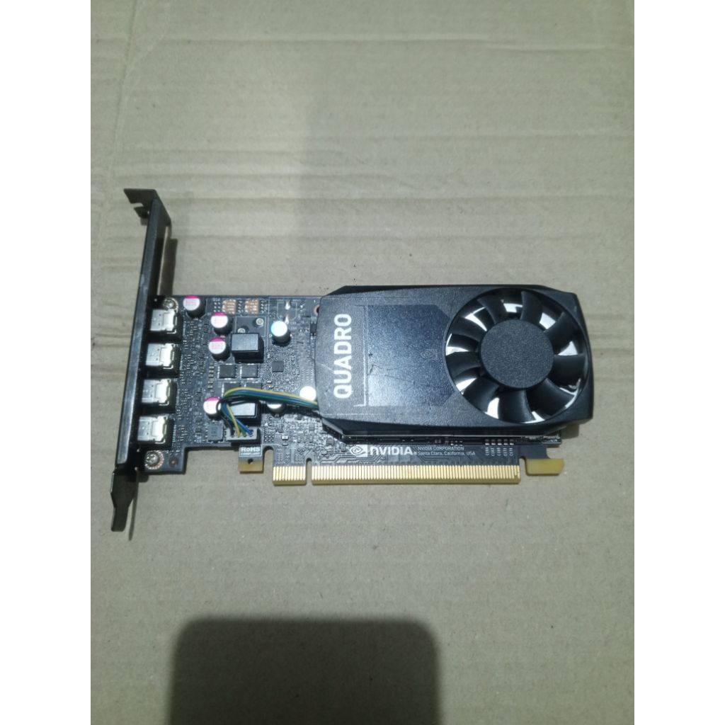 VGA Quadro P620 2 GB DDR 5 128 bit Test OK